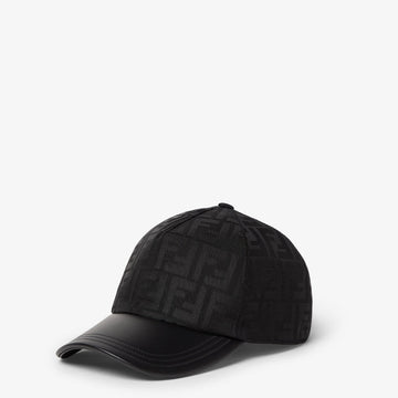 Casquette de baseball FENDI FF jacquard noir