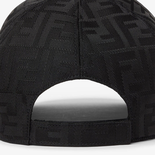 Casquette de baseball FENDI FF jacquard noir